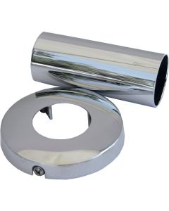 Lasco 1-1/4 In. Chrome Flange