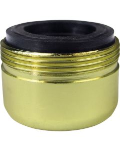 Lasco 1.2 GPM 55/64 In. Male Dual Thread Aerator, Polished Brass