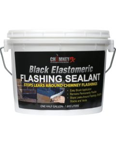 Chimney RX 1/2 Gal. Black Elastomeric Flashing Sealant