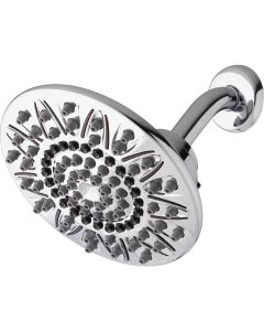 Waterpik RainFall+ 7-Spray 1.8 GPM Fixed Showerhead, Chrome