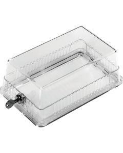 White Rodgers Clear Cover/Solid Baseplate 6-3/8 In. 3-1/2 In. Thermostat Guard