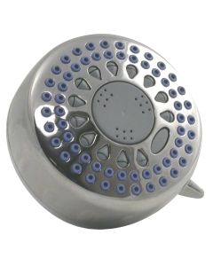 Waterpik PowerSpray+ 5-Spray 1.8 GPM Fixed Showerhead, Chrome