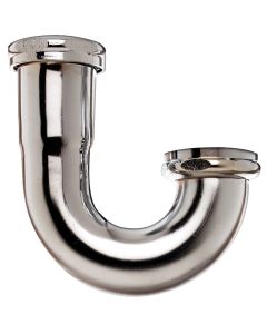 Do it Best 1-1/2 In. Satin Nickel Brass J-Bend