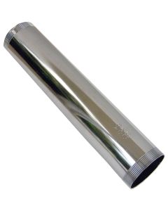 Lasco 1-1/4 In. x 6 In. Chrome Plated Threaded Tube