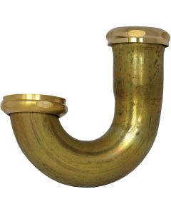 Lasco 1-1/2 In. LA Pattern Rough Brass J-Bend