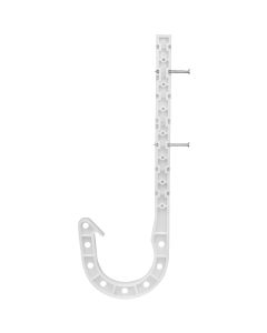 Oatey 2 In. x 7-1/2 In. ABS J-Hook Pipe Hook (4-Pack)