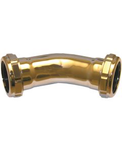 Lasco 1-1/4 In. Chrome-Plated Elbow