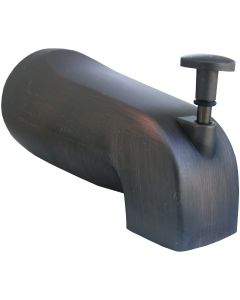 Lasco 4-Way Oil Rubbed Bronze Bathtub Spout with Diverter