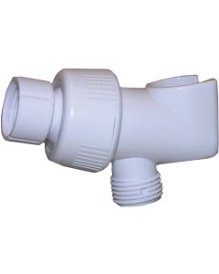 Lasco White Plastic Shower Bracket