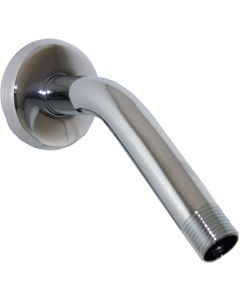 Lasco 6 In. Chrome Shower Arm and Flange