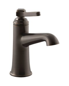 Kohler Georgeson Oil-Rubbed Bronze 1-Handle Lever 4 In. Centerset Bathroom Faucet