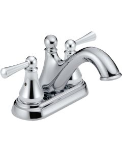 Delta Haywood Chrome 2-Handle Lever 4 In. Centerset Bathroom Faucet with Pop-Up