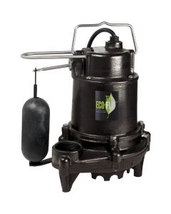 ECO-FLO 1/3 HP High Efficiency Cast Iron Submersible Sump Pump