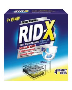 Rid-X Professinal 39.2 Oz. Powder Septic Tank Treatment (4-Pack)