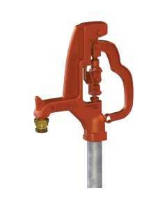 Woodford Y34 1 In. NPT X 3/4 In. MPT X 2 Ft. Galvanized Pipe Freezeless Yard Hydrant