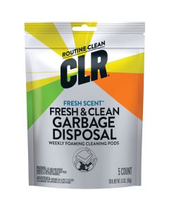 CLR Fresh & Clean Foaming Garbage Disposer Cleaner Pods (5-Count)