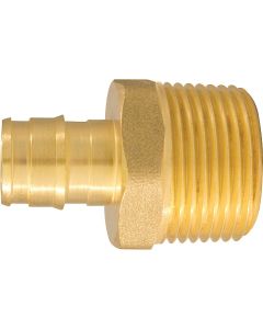 Apollo Retail 1/2 In. x 3/4 In.Brass Insert Fitting MIP Adapter Type A