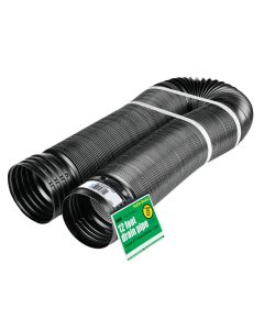 Amerimax 4 In. X 12 Ft. Expandable Solid Drainage Pipe