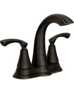 Moen Tiffin 2-Handle Lever Centerset Bathroom Faucet, Mediterranean Bronze