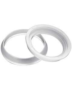 Do it 1-1/4 In. x 1-1/4 In. Clear Poly Slip Joint Washer (2-Pack)