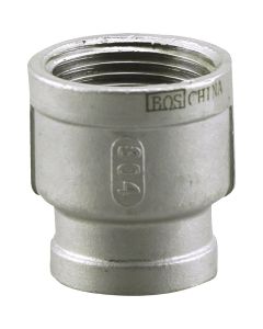 PLUMB-EEZE 1-1/4 In. FIP x 1 In. FIP Stainless Steel Reducing Coupling