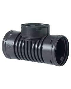 Advanced Drainage Systems 4 In. Plastic Corrugated Tee