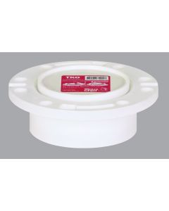 Sioux Chief 3 In. Hub/Inside 4 In. Schedule 40 DWV PVC Closet Flange