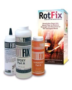 1-1/2 Pt System Three Resins 1500K40 Rot Fix Epoxy Wood Sealer