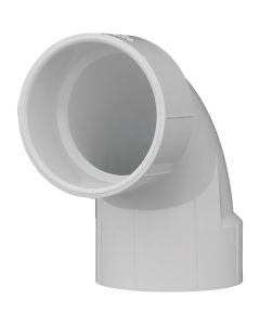 Charlotte Pipe 3 In. Schedule 40 90 Deg. Sanitary DWV PVC Elbow (1/4 Bend)