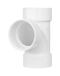 Charlotte Pipe 3 In. Schedule 40 Sanitary PVC Tee