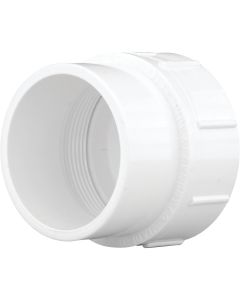 Charlotte Pipe 3 In. SPG x 3 In. FIP Schedule 40 DWV PVV Cleanout with Threaded Plug