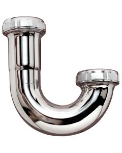 Do it Best 1-1/4 In. Chrome Plated Brass J-Bend