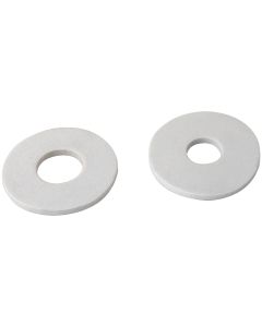 Keeney Plumber's Patch White Faucet Cover-Up Plate (2-Pack)