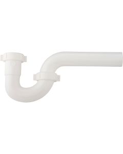 Do it 1-1/2 In., 1-1/4 In. White Plastic P-Trap