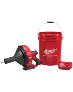 Milwaukee M12 12 Volt Lithium-Ion Cordless Drain Auger Kit