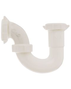 Do it 1-1/2 In. x 1-1/4 In. White Plastic Sink Trap