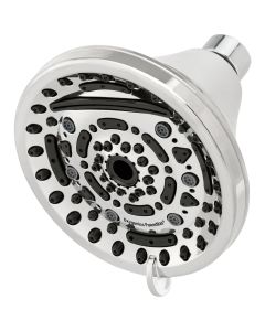 Oxygenics PowerMax 9-Spray 1.8 GPM Fixed Showerhead, Chrome