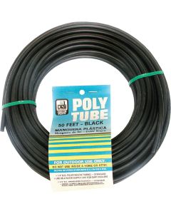 Dial 1/4 In. OD x 50 Ft. L Black Poly Tubing