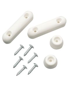 Do it 2" x 3/4" White Plastic Toilet Seat Screw Bumper Set