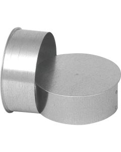 Imperial 30 Ga. 6 In. Galvanized Tee Cap/Plug