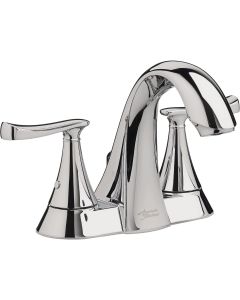 American Standard Chatfield Chrome 2-Handle Lever 4 In. Centerset Bathroom Faucet with Pop-Up