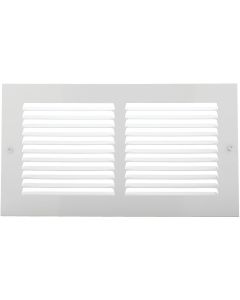 Home Impressions 6 In. x 12 In. Stamped Steel Return Air Grille