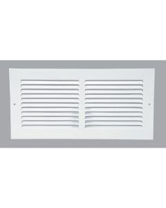 Home Impressions 6 In. x 14 In. Stamped Steel Return Air Grille