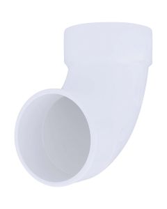 Charlotte Pipe 4 In. Schedule 40 90 Deg. DWV PVC Street Elbow (1/4 Bend)