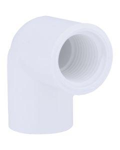 Charlotte Pipe 1/2 In. Female x Female Schedule 40 90 Deg. PVC Elbow (1/4 Bend)