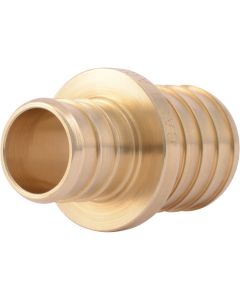 SharkBite Lead-Free Insert 1 In. Barb x 3/4 In. Barb Brass PEX Coupling