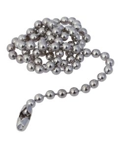 Do it Ball Pattern 15 In. Chrome-Plated Stopper Chain