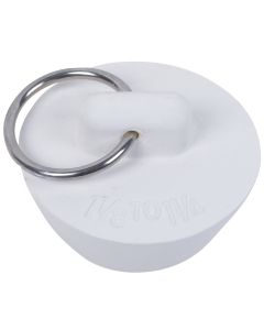 Do it Duo-Fit 1-1/8 In. to 1-1/4 In. White Sink Rubber Drain Stopper