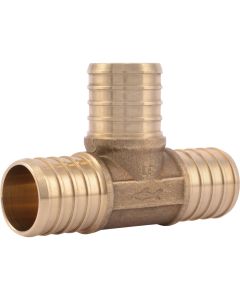 SharkBite 1 In. x 1 In. x 1 In. Barb Brass PEX Tee