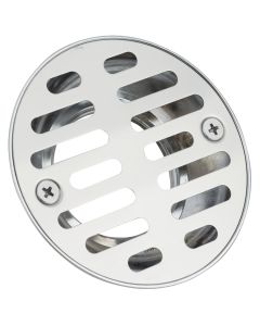 Do it 1-1/2 In. Cast Brass Shower Drain with 3-1/2 In. Stainless Steel Strainer